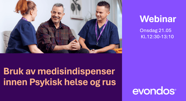 Webinar: Bruk av medisindispenser inn psykisk helse og rus 