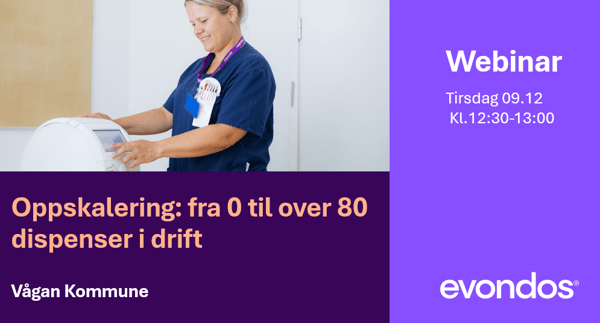Webinar: Oppskalering, fra 0 til over 80 dispensere i drift